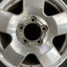 18" TUNDRA 07-09 18x8 alloy 5 spoke smooth machined Original OEM Wheel Rim - Angle View