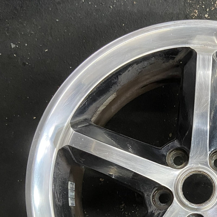 18" CHALLENGER 11-14 18x7.5 alloy thin spoke Original OEM Wheel Rim - Side Profile