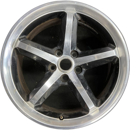 18" CHALLENGER 11-14 18x7.5 alloy thin spoke Original OEM Wheel Rim - Front View