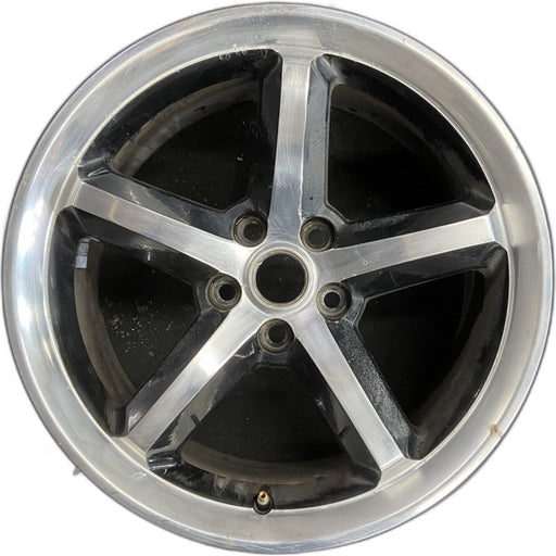 18" CHALLENGER 11-14 18x7.5 alloy thin spoke Original OEM Wheel Rim - Front View
