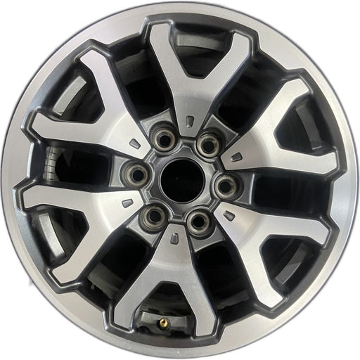 17" FORD F150 RAPTOR 21-23 17x8.5 aluminum 6 spoke V spoke silver Original OEM - Front View