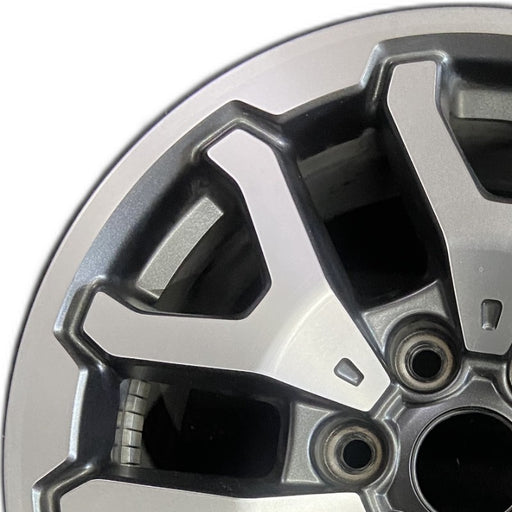 17" FORD F150 RAPTOR 21-23 17x8.5 aluminum 6 spoke V spoke silver Original OEM - Angle View
