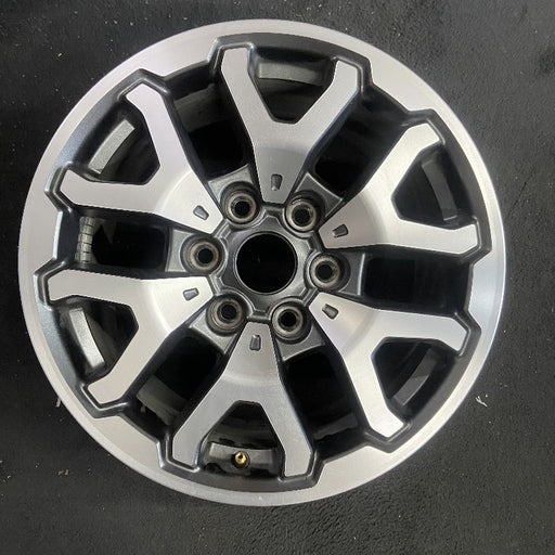 17" FORD F150 RAPTOR 21-23 17x8.5 aluminum 6 spoke V spoke silver Original OEM - Front View