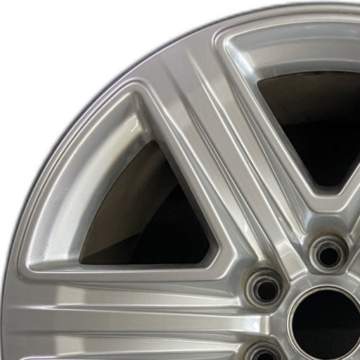 20" FORD F150 PICKUP 18-20 20x8.5 6 spoke straight spoke ribbed Original OEM - Angle View