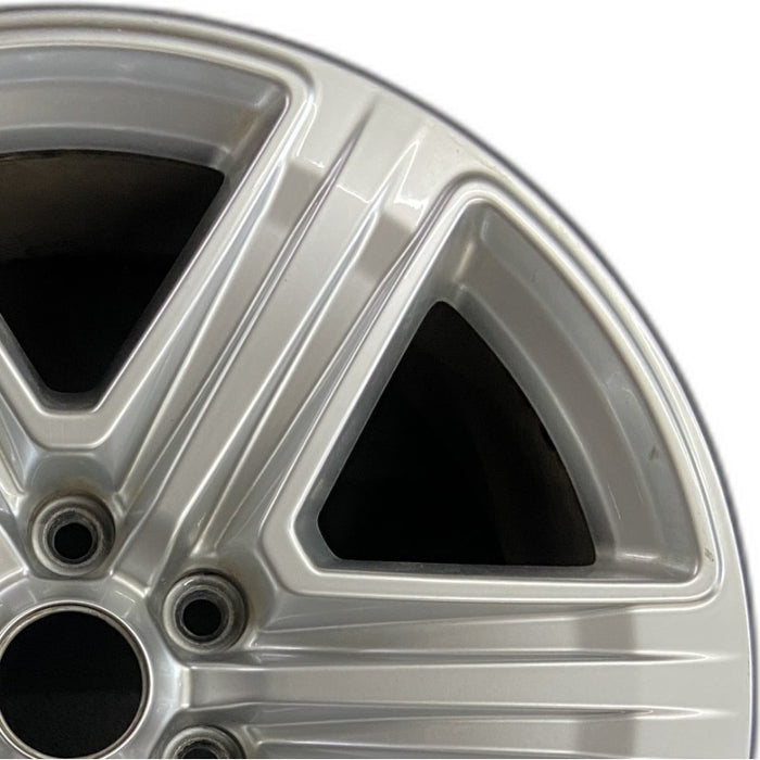 20" FORD F150 PICKUP 18-20 20x8.5 6 spoke straight spoke ribbed Original OEM - Side Profile