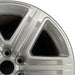 20" FORD F150 PICKUP 18-20 20x8.5 6 spoke straight spoke ribbed Original OEM - Side Profile