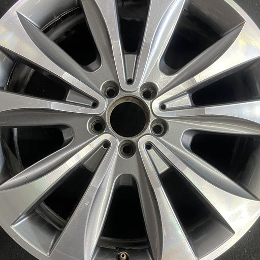 20" MERCEDES GL-CLASS 13-15 166 Type; GL350 20x8.5 10 spoke carved spokes - Angle View