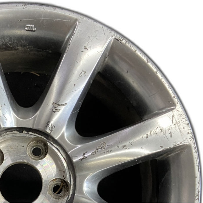 18" INFINITI M45 03-04 18x7.5 alloy 8 spoke gloss finish Original OEM Wheel Rim - Side Profile