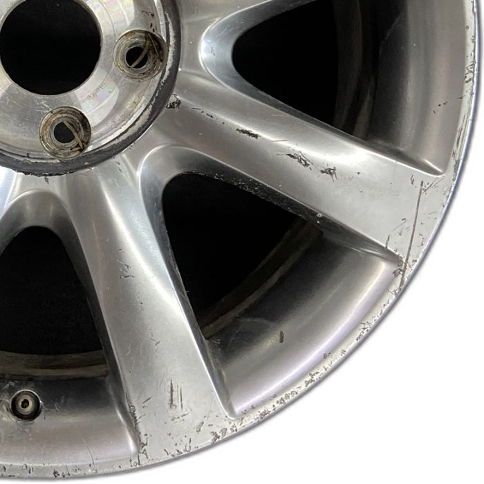 18" INFINITI M45 03-04 18x7.5 alloy 8 spoke gloss finish Original OEM Wheel Rim - Close-Up Detail