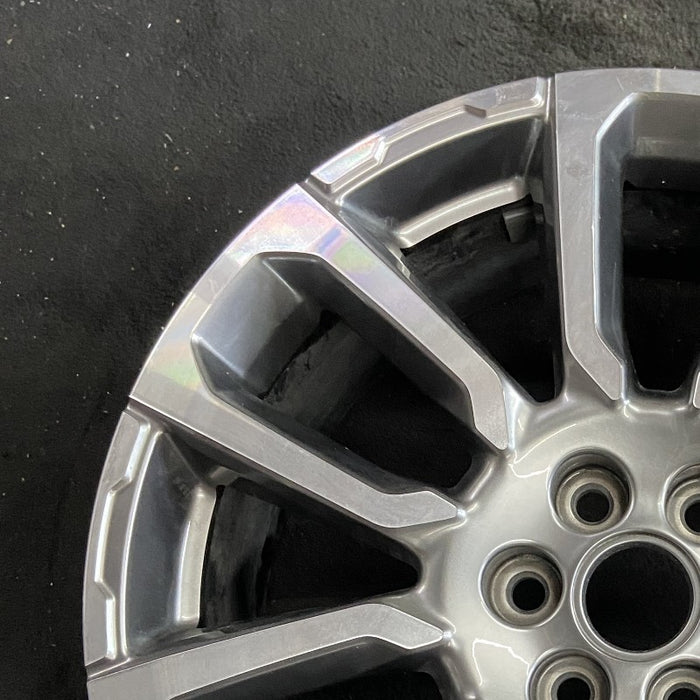 20" ACADIA 20-21 20x8 6 spoke double spoke opt SUE Original OEM Wheel Rim - Side Profile