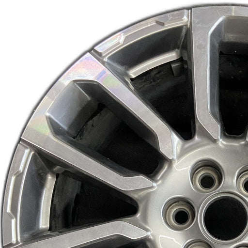 20" ACADIA 20-21 20x8 6 spoke double spoke opt SUE Original OEM Wheel Rim - Angle View