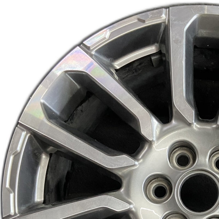 20" ACADIA 20-21 20x8 6 spoke double spoke opt SUE Original OEM Wheel Rim - Angle View