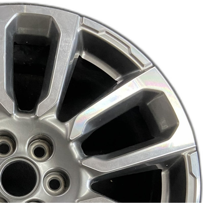 20" ACADIA 20-21 20x8 6 spoke double spoke opt SUE Original OEM Wheel Rim - Side Profile