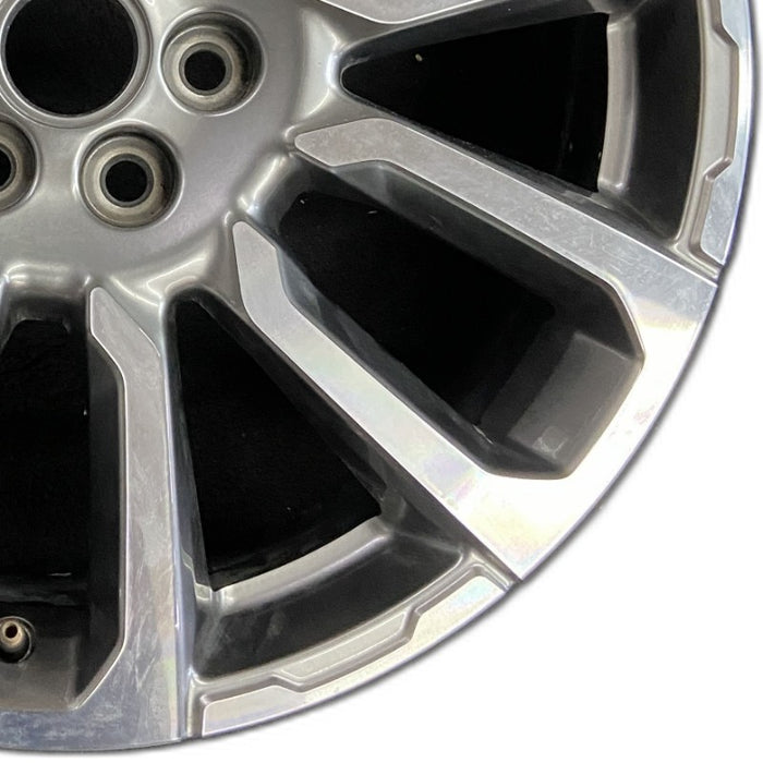 20" ACADIA 20-21 20x8 6 spoke double spoke opt SUE Original OEM Wheel Rim - Close-Up Detail