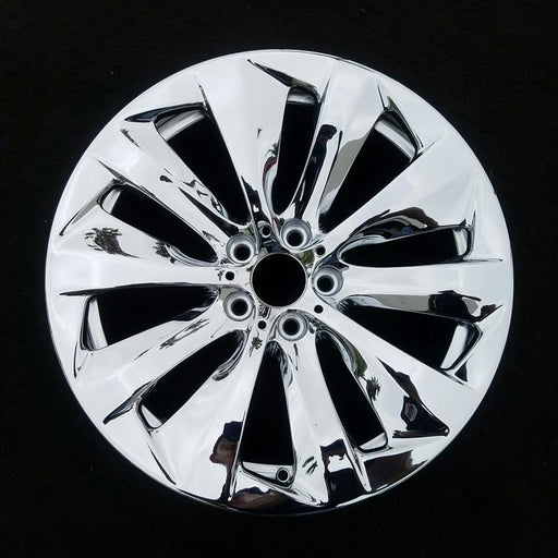 19" BMW ACTIVEHYBRID 7 11-15 19x8-1/2 (alloy), 10 spoke (front), directional wheel, R. Original OEM Wheel Rim 71463 - OEM WHEEL SHOP