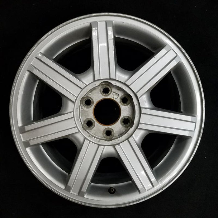 17" SRX 05 17x7-1/2 7 spoke silver finish opt N93 Original OEM Wheel Rim