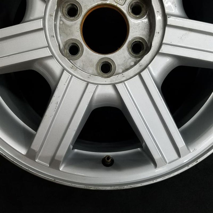 17" SRX 05 17x7-1/2 7 spoke silver finish opt N93 Original OEM Wheel Rim