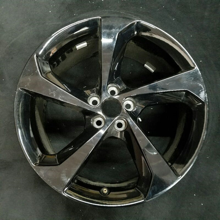 19" JAGUAR F-PACE 17-20 19x8-1/2 alloy 5 spoke black Original OEM Wheel Rim