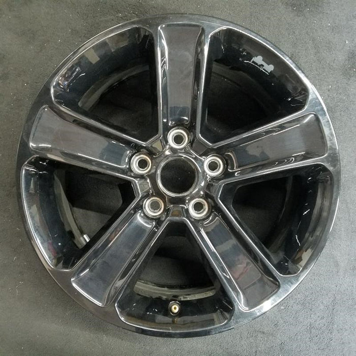 18" WRANGLER 19-20 18x7.5 5 spoke straight spoke opt WBS gloss black Original - Front View