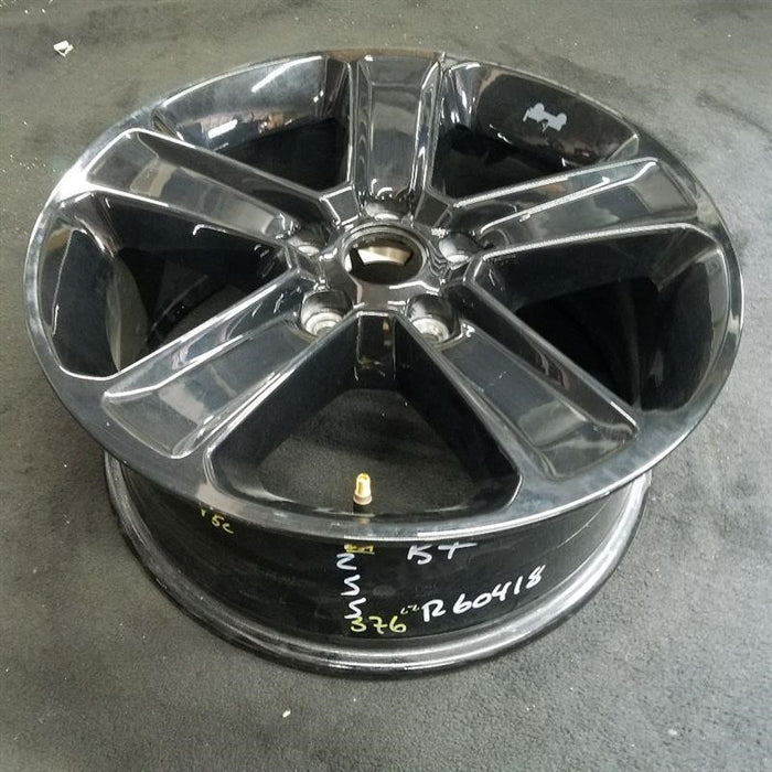 18" WRANGLER 19-20 18x7.5 5 spoke straight spoke opt WBS gloss black Original - Side Profile