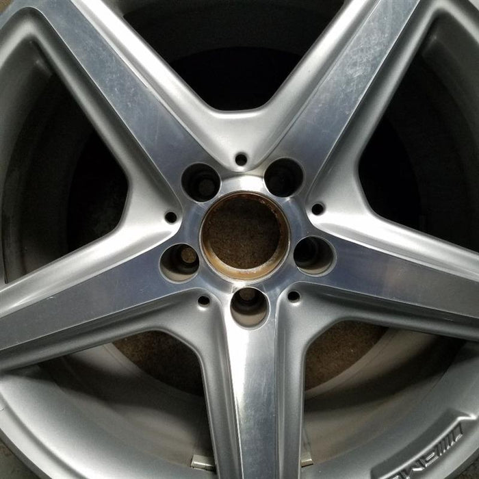 18" MERCEDES CLS-CLASS 12 218 Type; CLS550 AWD 18x9-1/2 AMG silver accents Original OEM Wheel Rim