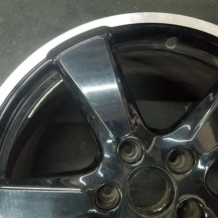 20" PORSCHE PANAMERA 14-16 alloy 20x9-1/2 5 spoke black finish Original OEM Wheel Rim