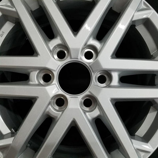 18" SEQUOIA 23-24 18x7.5 6 double spoke silver Original OEM Wheel Rim - Angle View