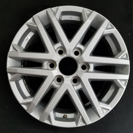 18" SEQUOIA 23-24 18x7.5 6 double spoke silver Original OEM Wheel Rim - Front View