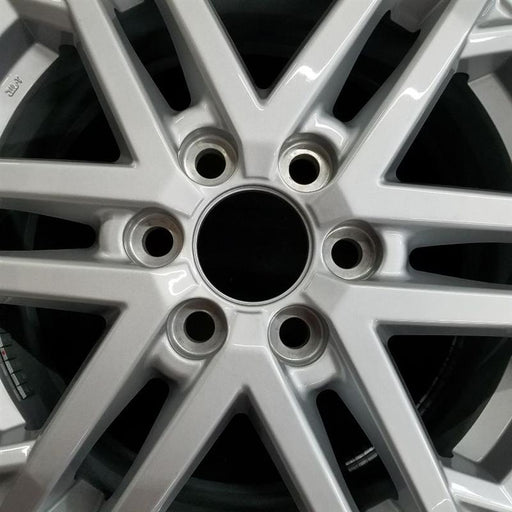 18" SEQUOIA 23-24 18x7.5 6 double spoke silver Original OEM Wheel Rim - Angle View