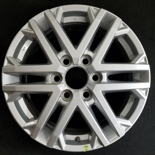 18" SEQUOIA 23-24 18x7.5 6 double spoke silver Original OEM Wheel Rim - Front View