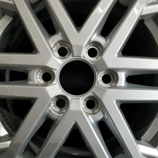18" SEQUOIA 23-24 18x7.5 6 double spoke silver Original OEM Wheel Rim - Angle View