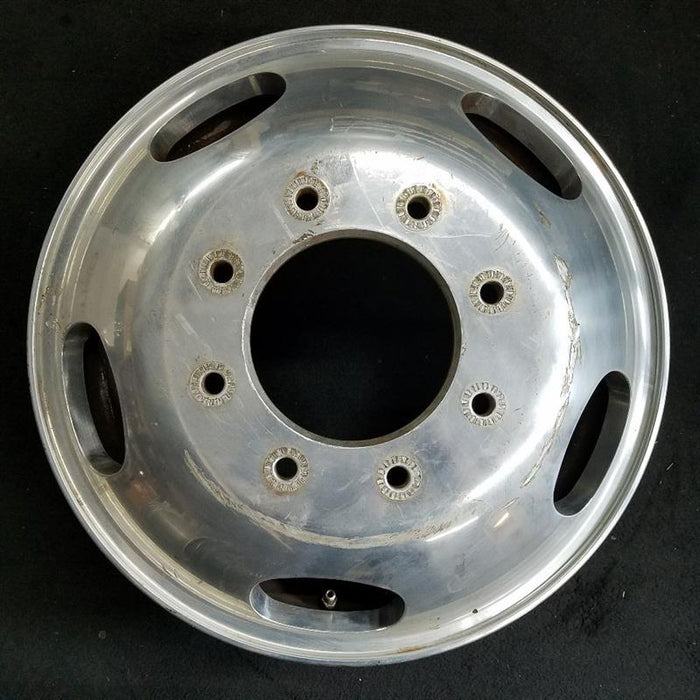 17" FORD F350SD PICKUP 05-16 17x6-1/2 DRW 5 oval openings forged polished aluminum frt Original OEM Wheel Rim