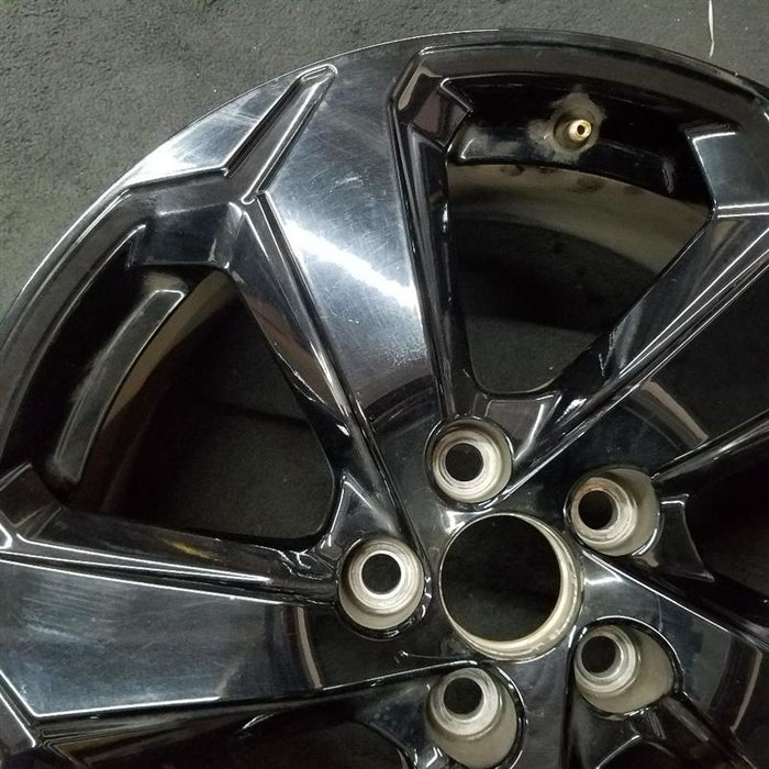 18" TOYOTA RAV4 21 18x7 alloy 5 spoke angled spoke black Original OEM Wheel Rim