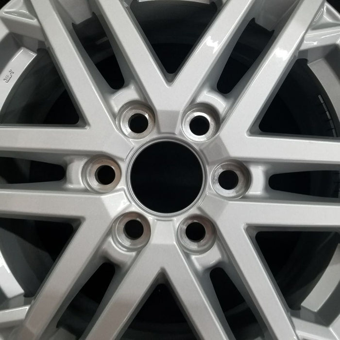 18" SEQUOIA 23-24 18x7.5 6 double spoke silver Original OEM Wheel Rim - Angle View