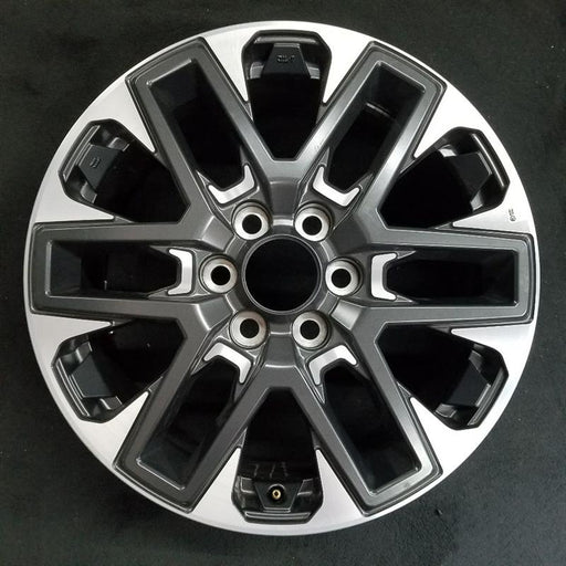 20" SEQUOIA 23-24 20x8 open spoke 6 spoke matte black Original OEM Wheel Rim - Front View