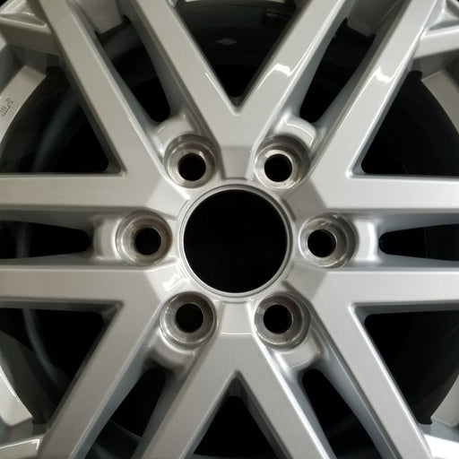 18" SEQUOIA 23-24 18x7.5 6 double spoke silver Original OEM Wheel Rim - Angle View