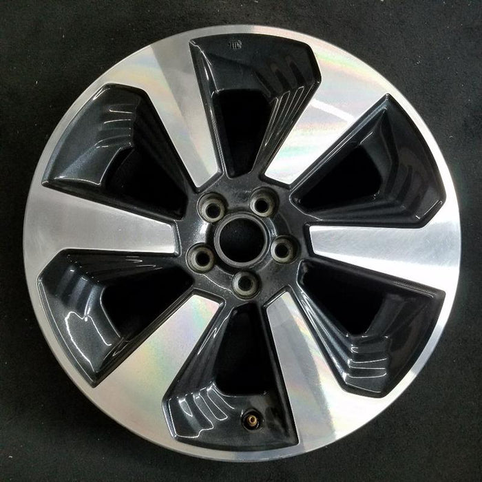 17" SUBARU FORESTER 17-18 17x7 alloy 6 spoke w/machined face dark gray pockets Original OEM Wheel Rim
