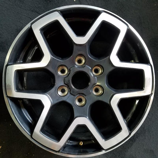 18" BRONCO 21-24 18x7.5 6 double spoke Original OEM Wheel Rim - Front View