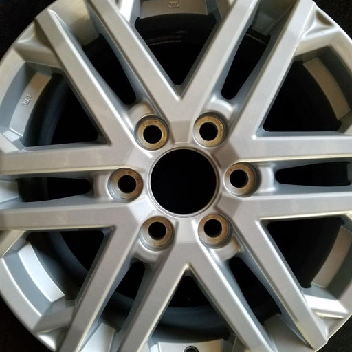 18" SEQUOIA 23-24 18x7.5 6 double spoke silver Original OEM Wheel Rim - Angle View