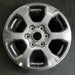 17" BRONCO 21-24 17x7.5 aluminum 6 spoke gray carbized Original OEM Wheel Rim - Front View