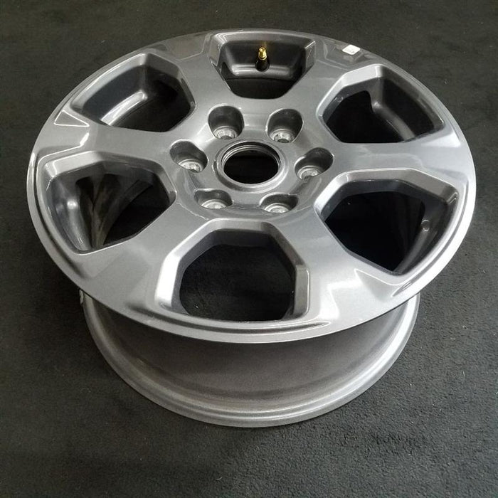 17" BRONCO 21-24 17x7.5 aluminum 6 spoke gray carbized Original OEM Wheel Rim - Close-Up Detail