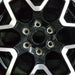 18" BRONCO 21-24 18x7.5 6 double spoke Original OEM Wheel Rim - Angle View