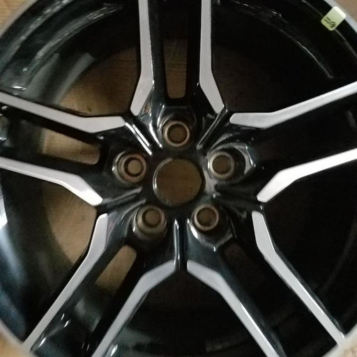 18" MUSTANG 18-23 18x8 aluminum 10 spoke 5 split spoke Original OEM Wheel Rim - Angle View