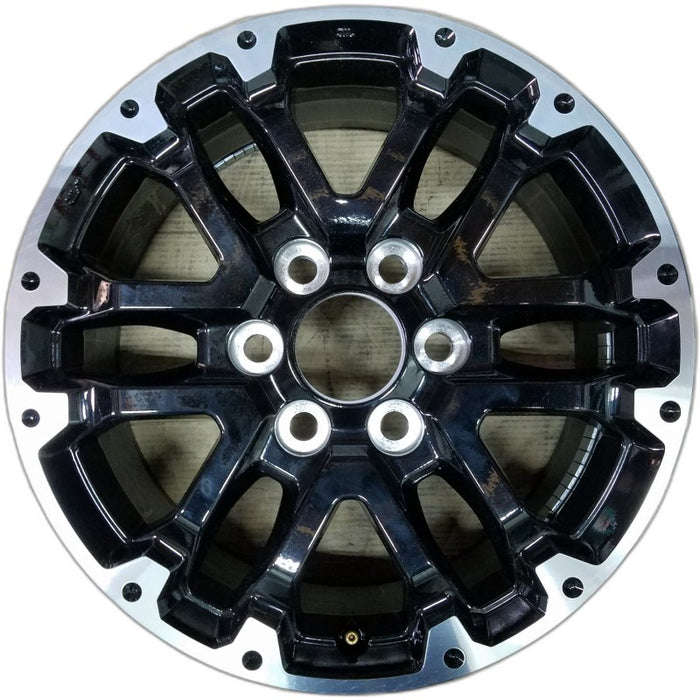 18" TOYOTA TUNDRA 22 18x7-1/2 6 spoke alloy black Original OEM Wheel Rim