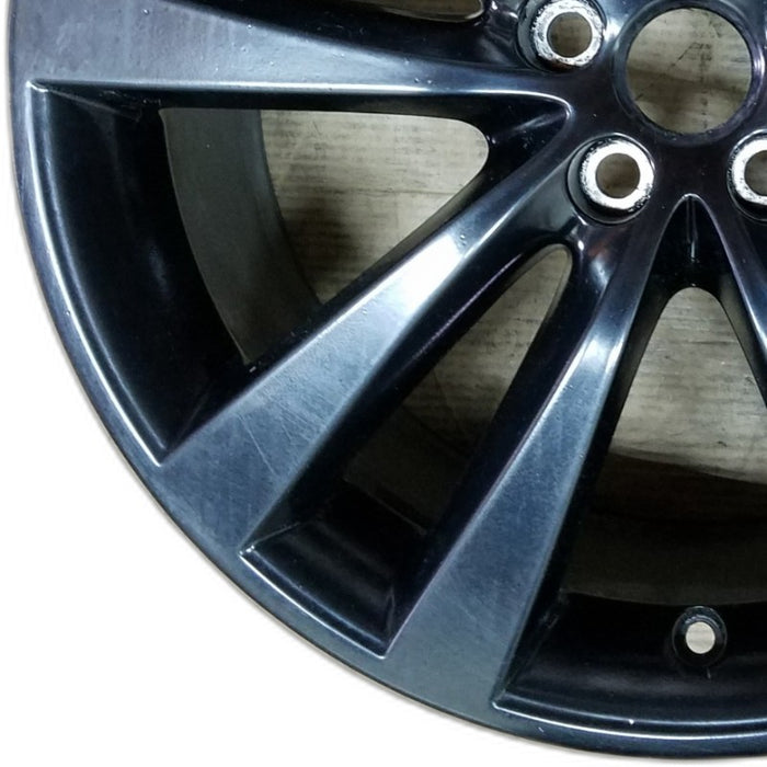 19" JAGUAR XE 17-20 19x8-1/2 alloy 5 split spoke black Original OEM Wheel Rim
