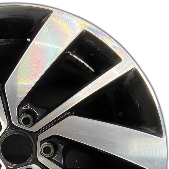 18" JETTA GLI 19-21 18x7-1/2 alloy 5 double spoke machined face with  pockets Original OEM Wheel Rim