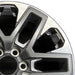 20" SEQUOIA 23-24 20x8 open spoke 6 spoke matte black Original OEM Wheel Rim - Side Profile