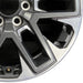 20" SEQUOIA 23-24 20x8 open spoke 6 spoke matte black Original OEM Wheel Rim - Close-Up Detail
