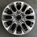 20" SEQUOIA 23-24 20x8 open spoke 6 spoke matte black Original OEM Wheel Rim - Additional View
