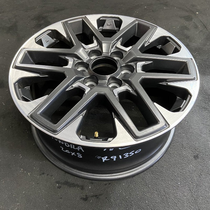 20" SEQUOIA 23-24 20x8 open spoke 6 spoke matte black Original OEM Wheel Rim - View 7